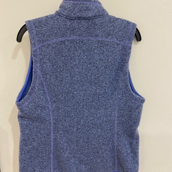 Patagonia Heathered Blue Zip Vest - Picture 3 of 5
